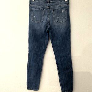 STUDIO BLUE DENIM JEANS DISTRESSED